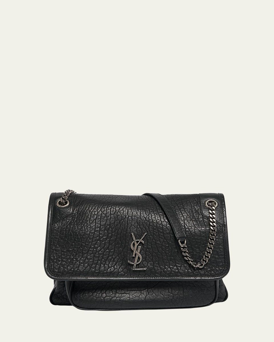 Niki Large YSL Shoulder Bag in Lambskin Leather