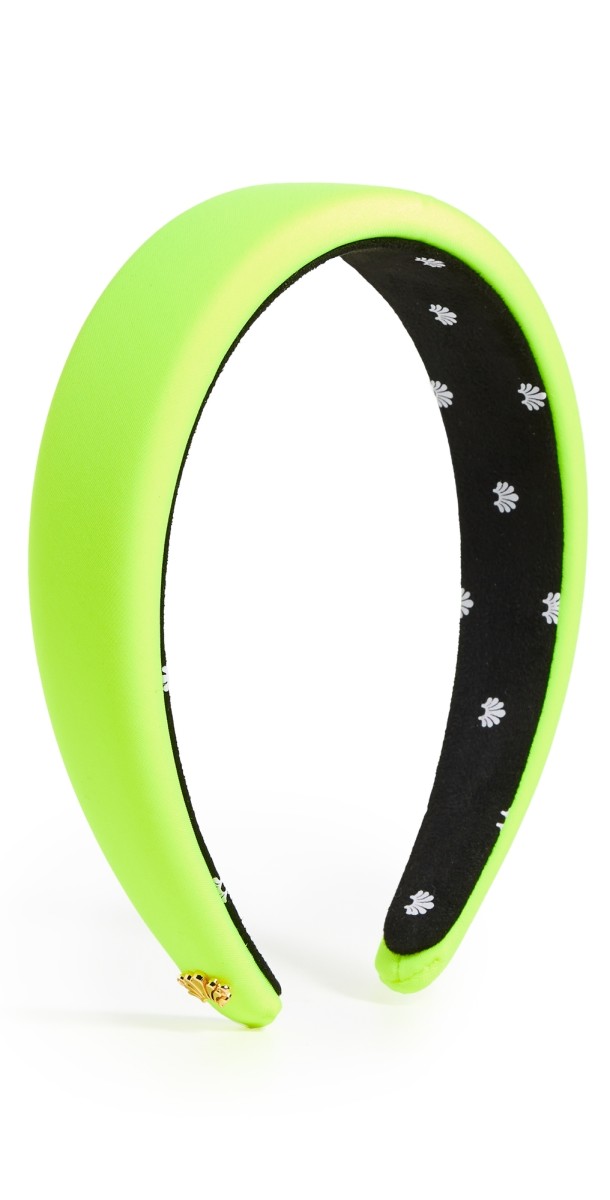 Lele Sadoughi Neoprene Alice Headband Chartreuse