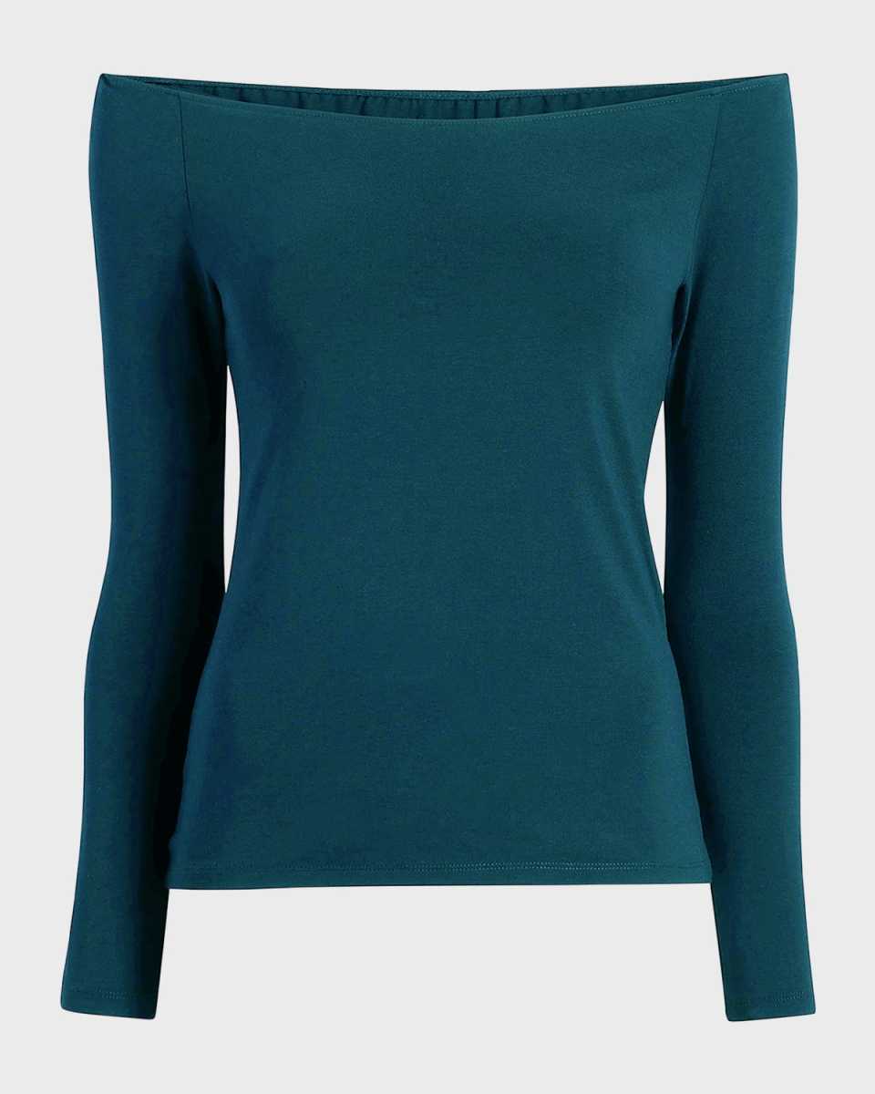 Leotard Off-Shoulder Cotton Top