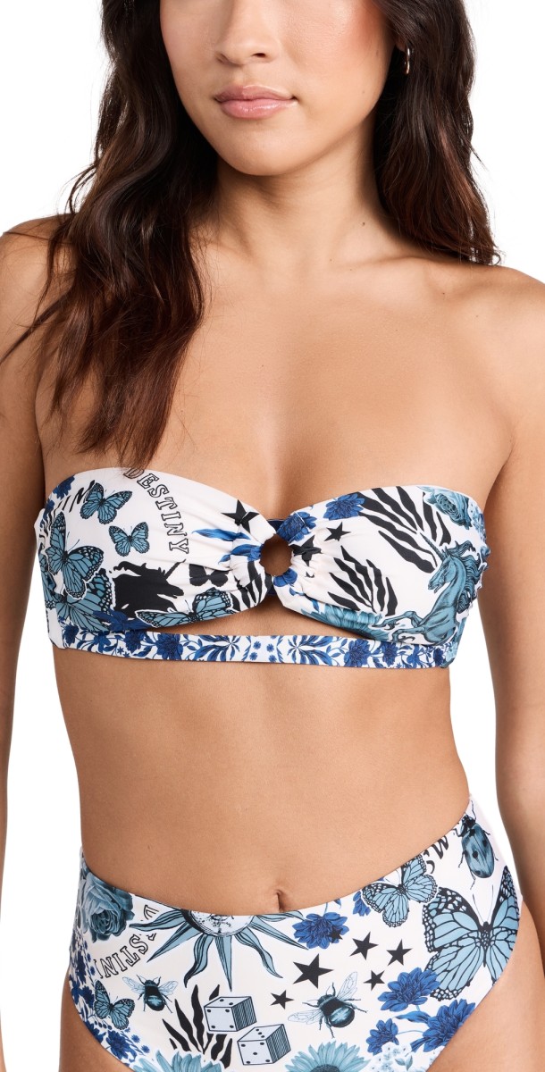 Agua Bendita Darya Bikini Top Multicolor