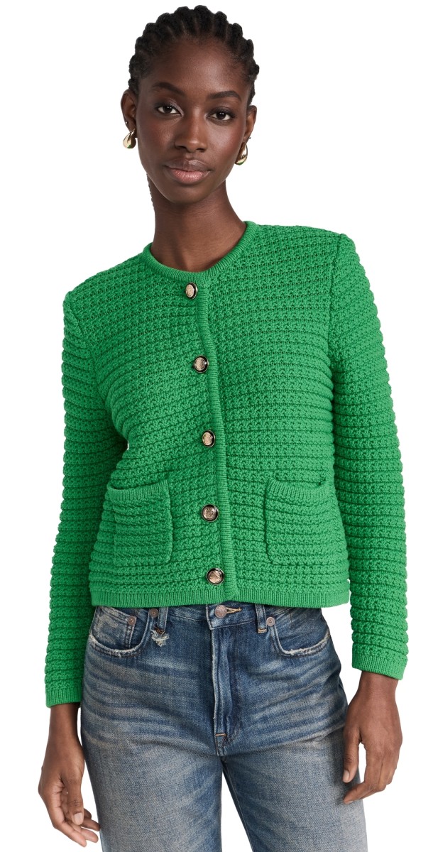 ba & sh Gaspard Cardigan Vert