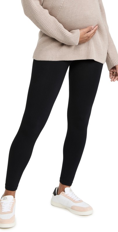 HATCH The Body Rib Leggings Black
