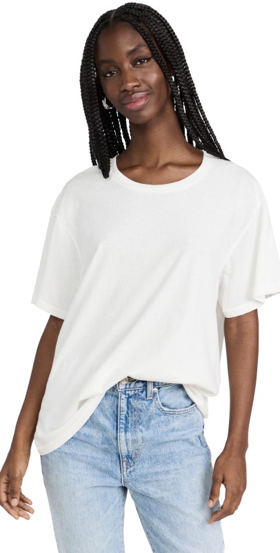 SLVRLAKE Oversize Tee Natural White