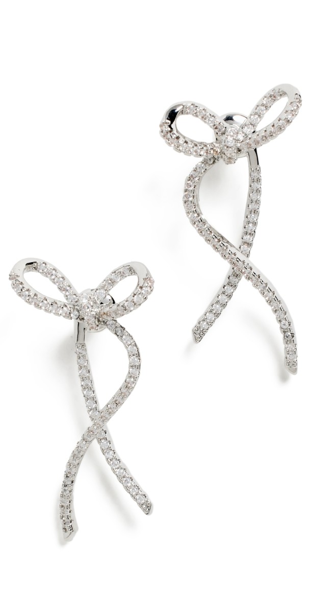 SHASHI Caroline Earrings Silver