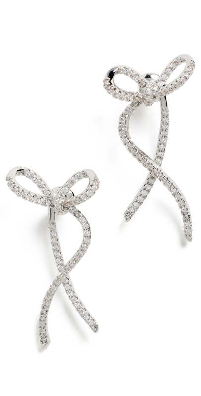 SHASHI Caroline Earrings Silver