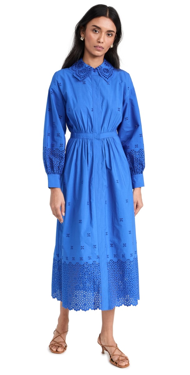 Ulla Johnson Adette Dress Cobalt