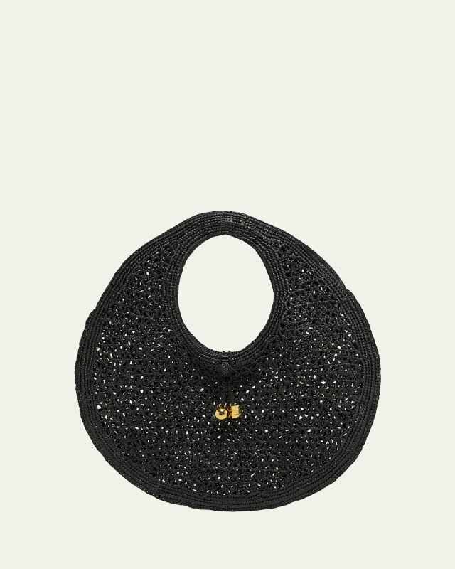 Le Rond Raffia Tote Bag