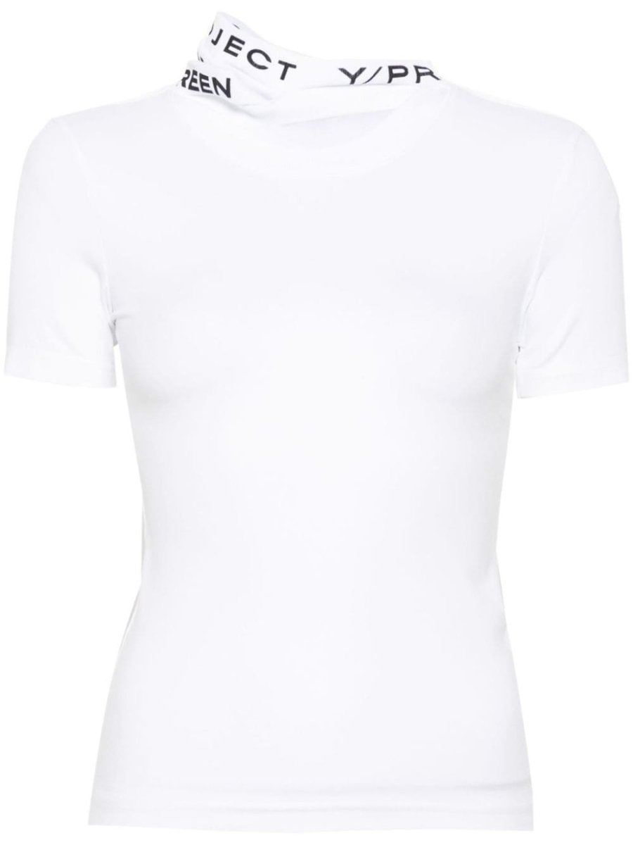 Evergreen triple-collar T-shirt