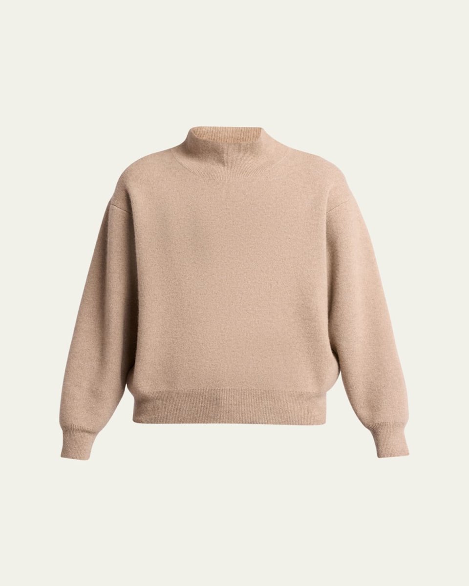 Hibem Mock-Neck Cashmere Sweat