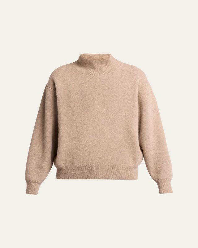 Hibem Mock-Neck Cashmere Sweat