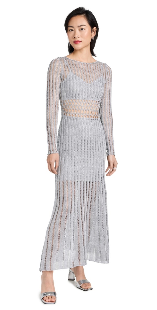 Significant Other Adley Maxi Dress Silver