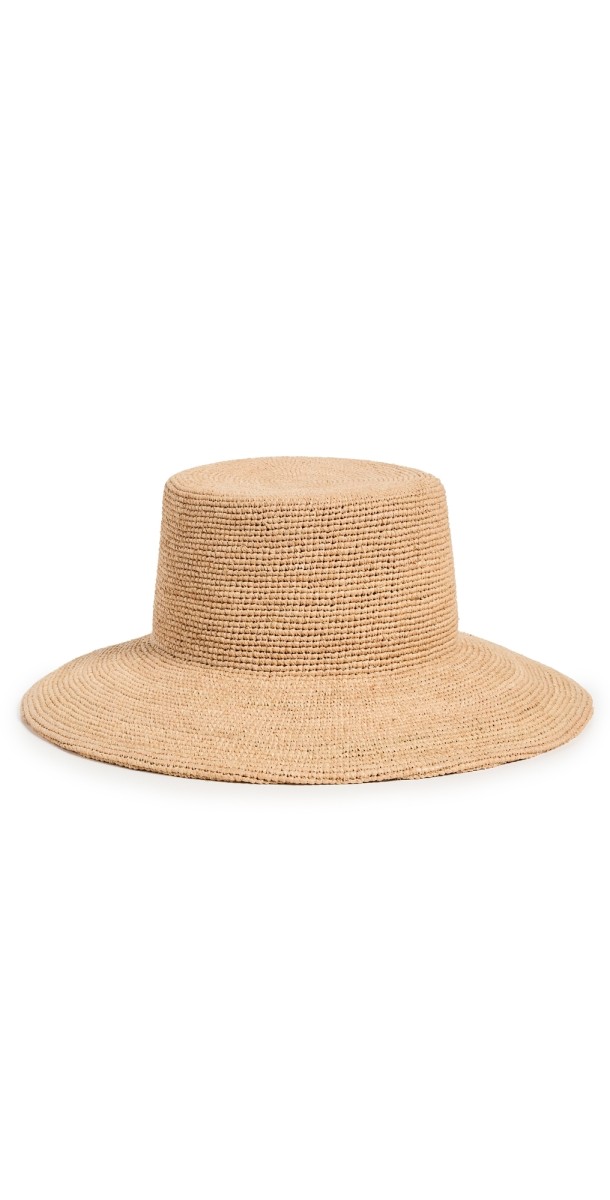Lack Of Color The Straw Bucket Wide Hat Natural