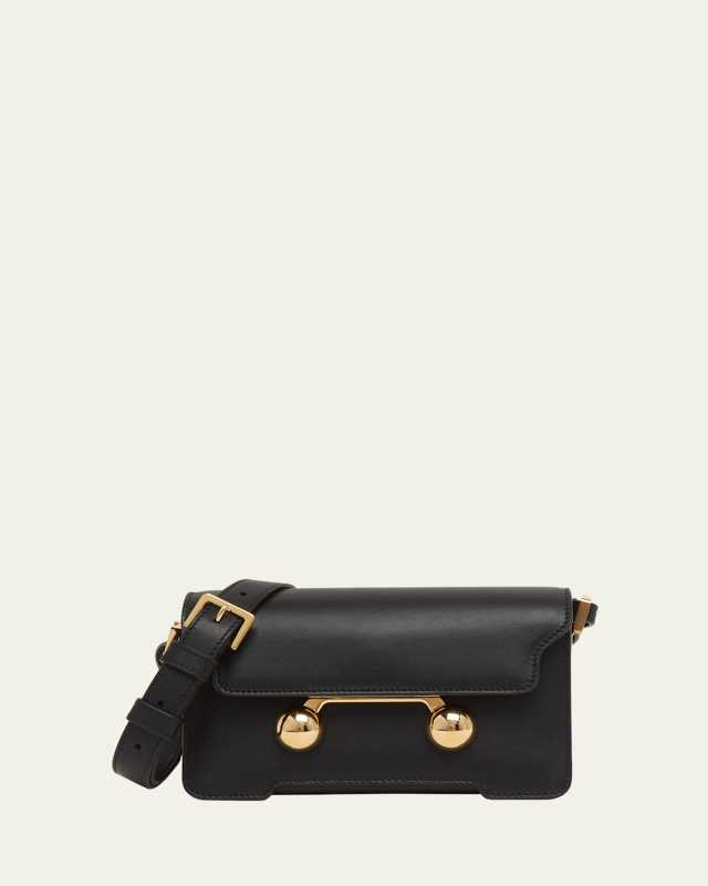Trunkaroo Baby Flap Leather Crossbody Bag