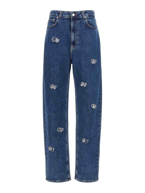 Moschino Jeans Jean Bootcut - Bleu
