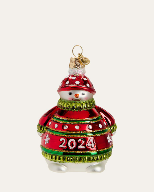 2024 Snowman Christmas Ornament