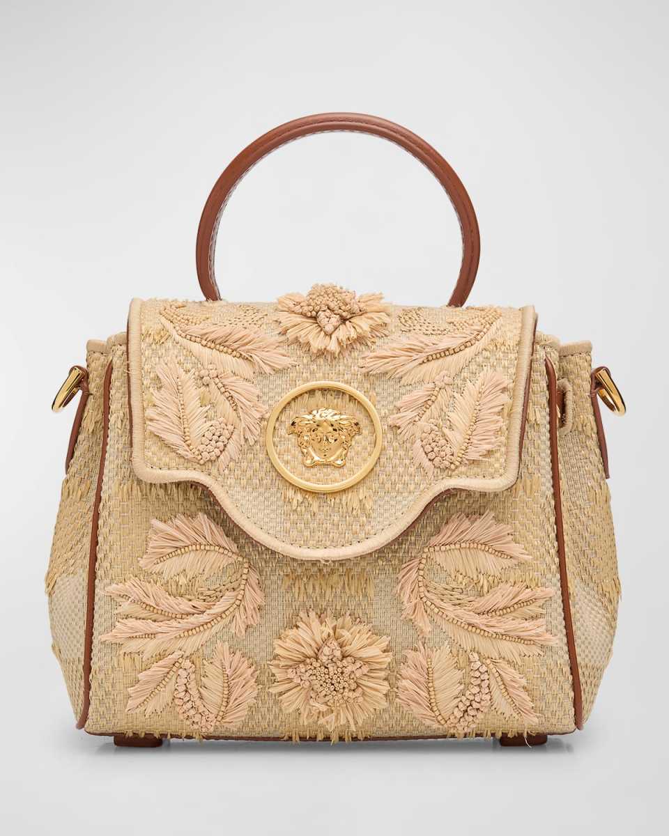 La Medusa Floral Top-Handle Bag
