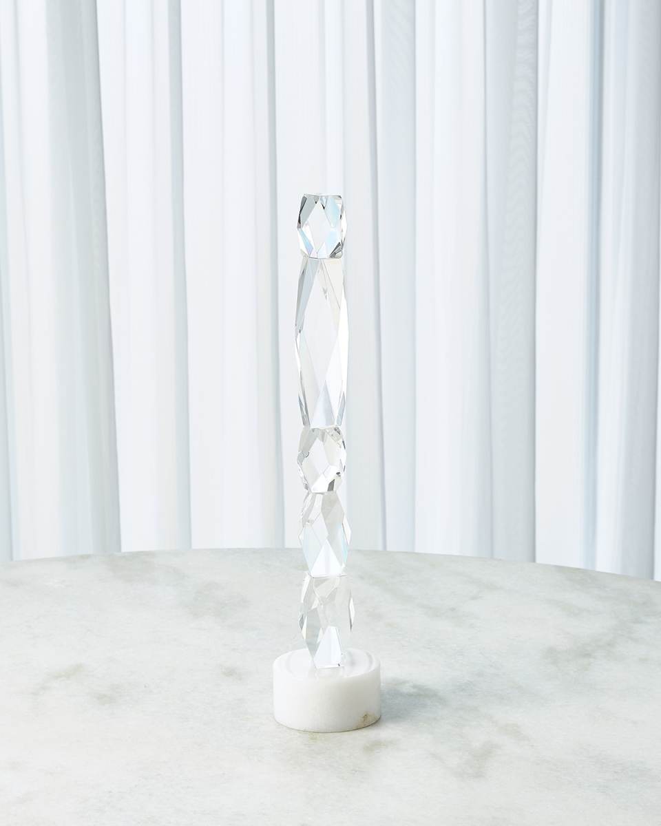 Small Stacked Crystal Sculpture