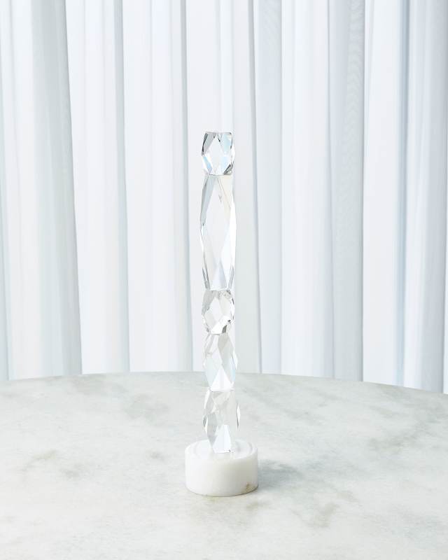 Small Stacked Crystal Sculpture