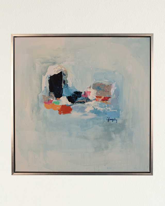 "Floating Away 1" Limited Edition Hand-Embellished Giclee