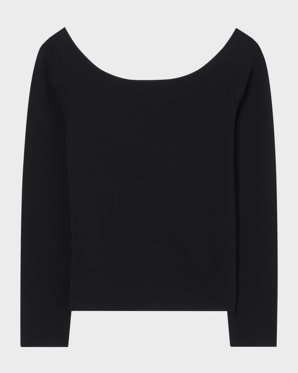 Off-The-Shoulder Long-Sleeve Top
