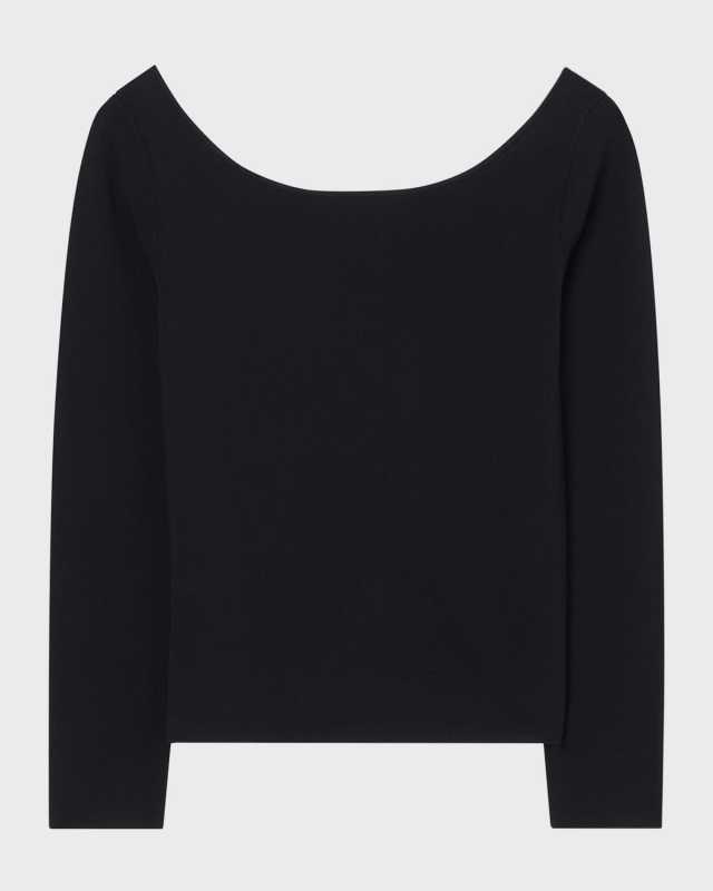 Off-The-Shoulder Long-Sleeve Top