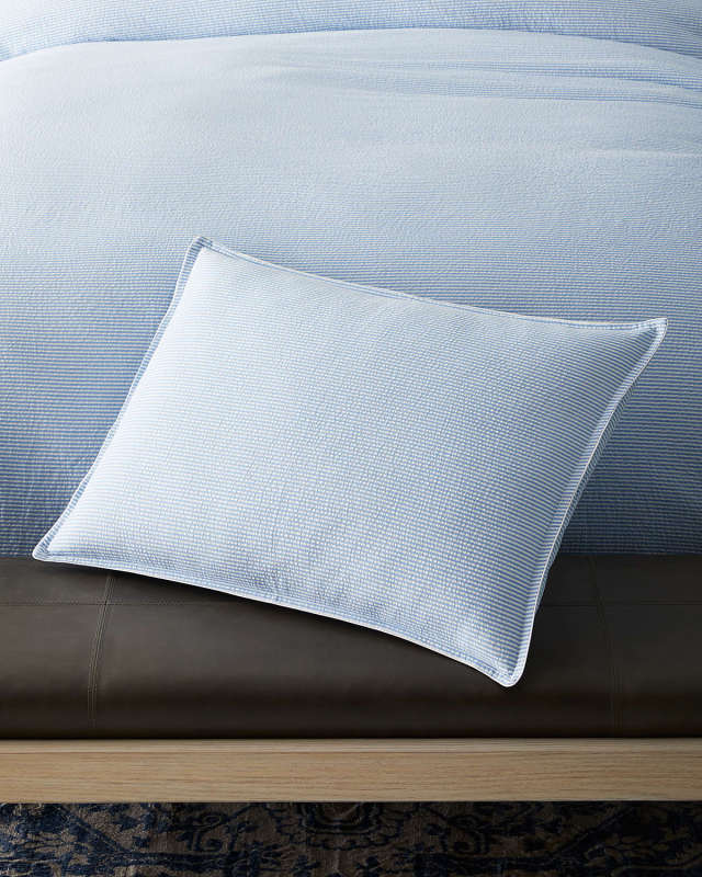 Seersucker Euro Sham