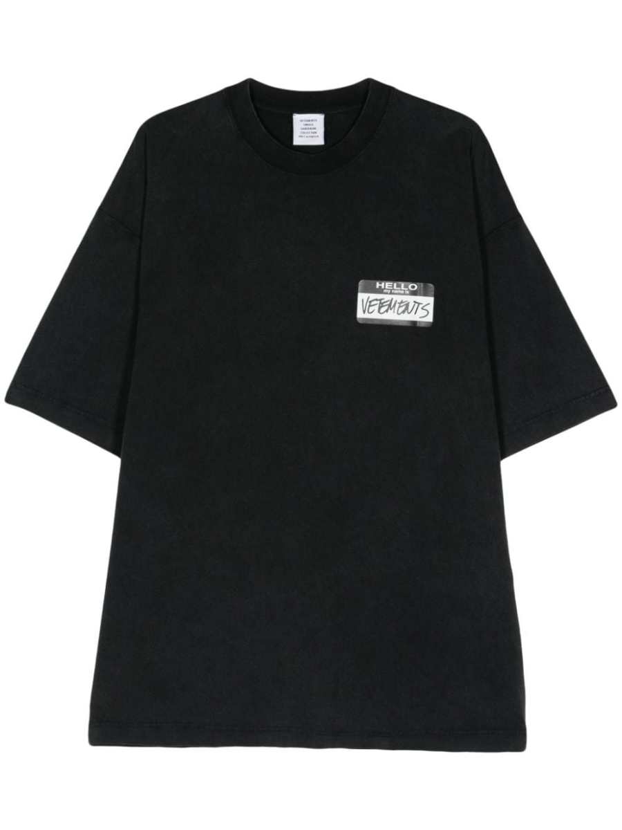 logo-print T-shirt
