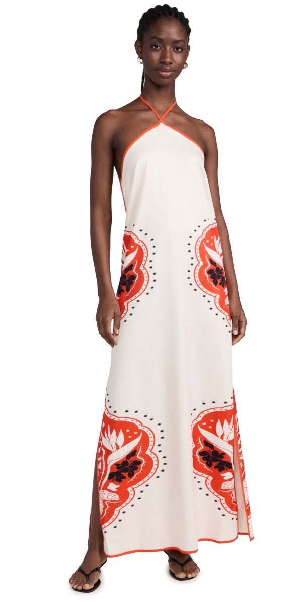 Seven Wonders Western Maxi Dress Sand/Jaffa