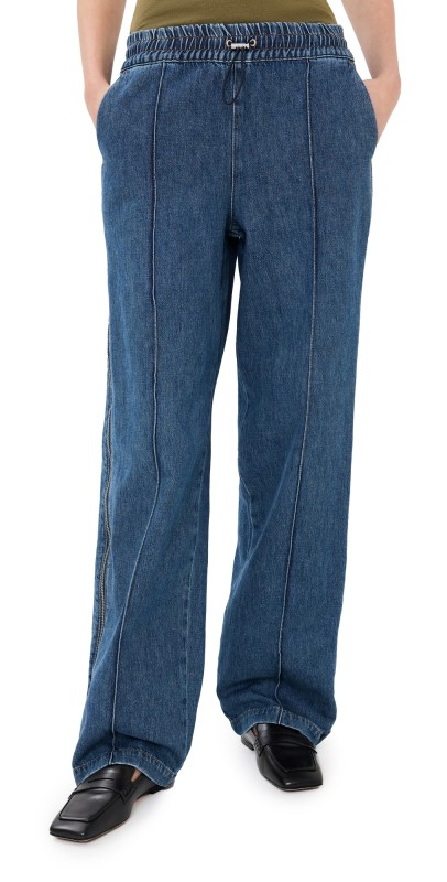 SIMKHAI Mila Side Gusset Jeans Coronado