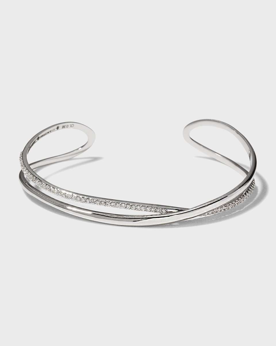 White Gold Diamond Bracelet, 0.51tcw