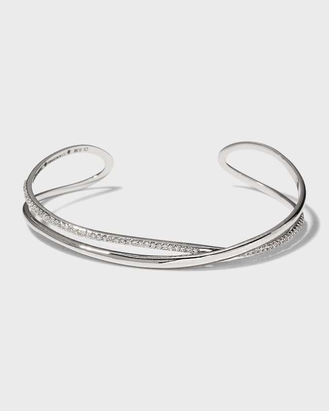 White Gold Diamond Bracelet, 0.51tcw