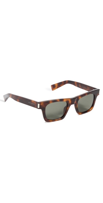 Saint Laurent SL 719 Sunglasses Havana-Havana-Grey