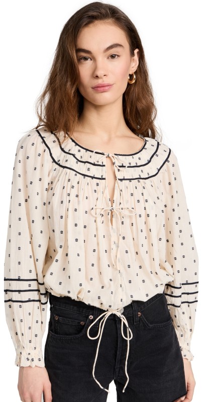 Ulla Johnson Francoise Blouse Ivory