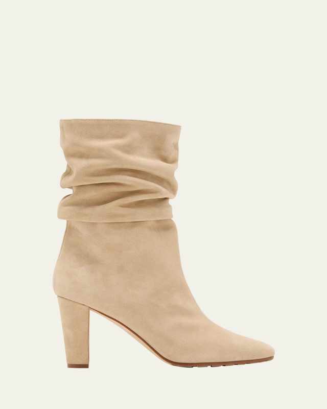 Calasso Suede Slouchy Mid Booties