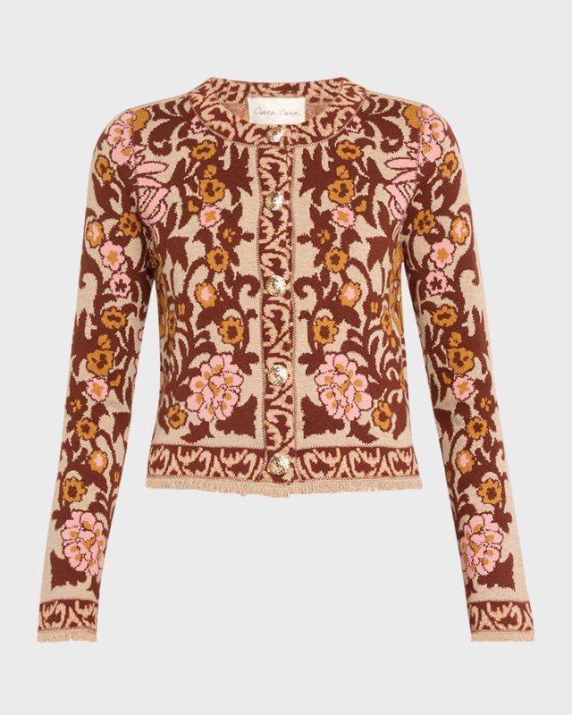 Livi Jacquard Wool-Blend Jacket