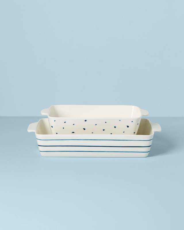 Blue Bay Rectangular Bakers 2-Piece Set