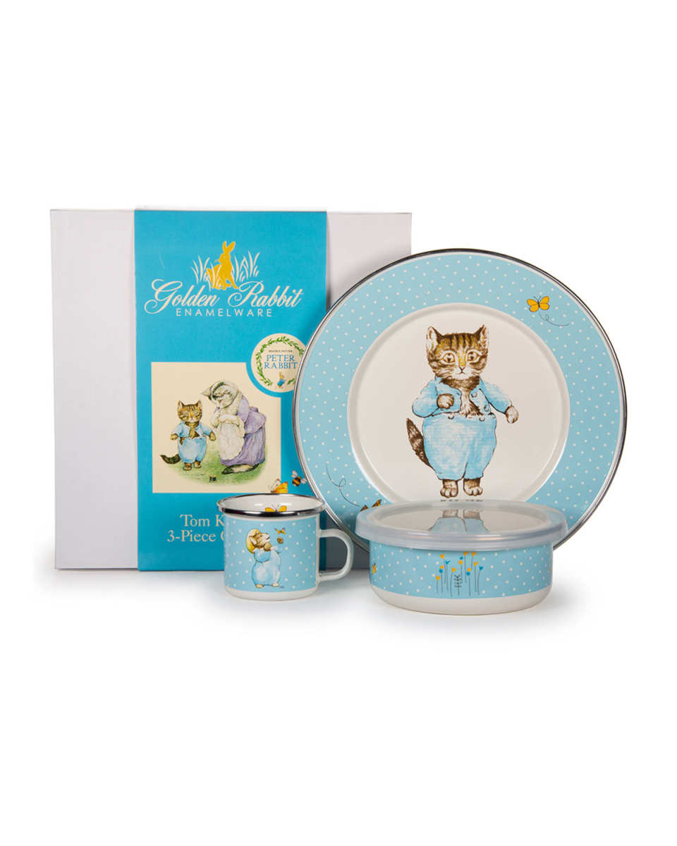 Kid's Tom Kitten 3-Piece Dinnerware Set