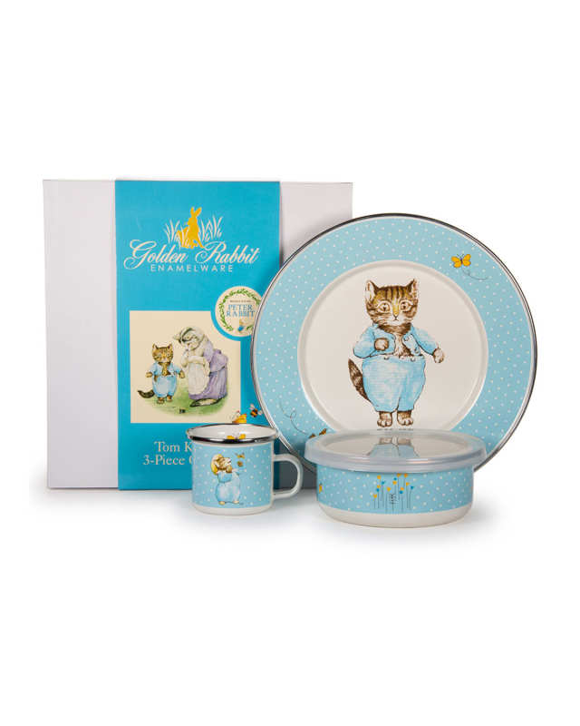 Kid's Tom Kitten 3-Piece Dinnerware Set