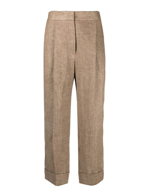 Brunello Cucinelli Pantalons Décontractés - Or