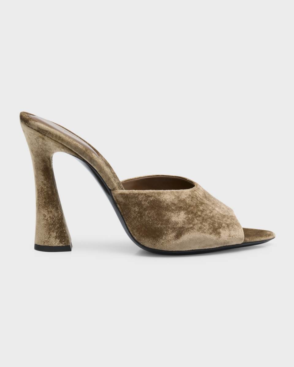 Suite Peep-Toe Mule Sandals