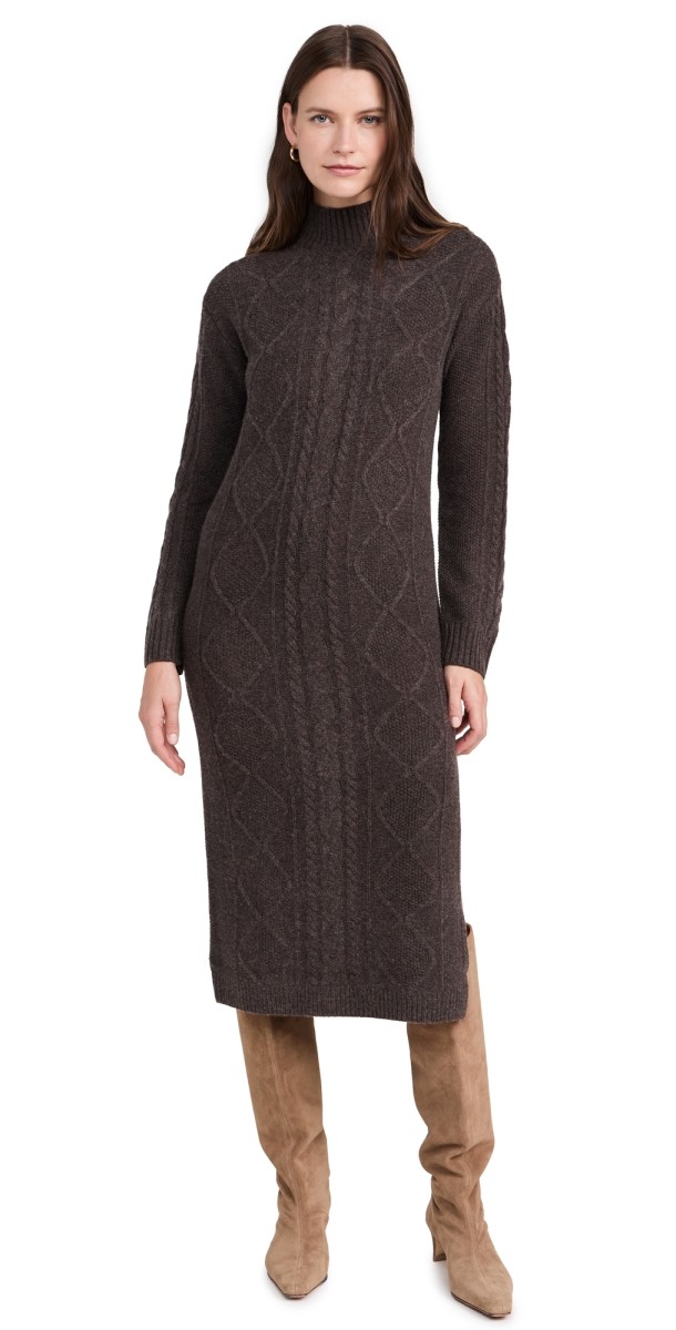 OGD One Grey Day Perry Dress Coffee