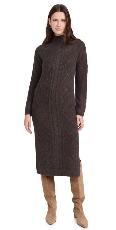 OGD One Grey Day Perry Dress Coffee