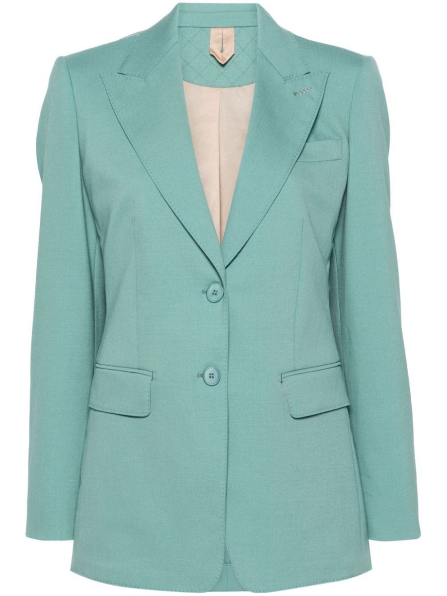 single-breasted blazer