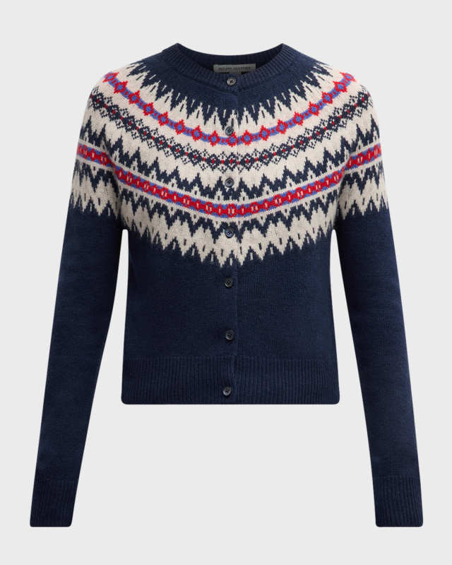 Cashmere Fair Isle Cardigan