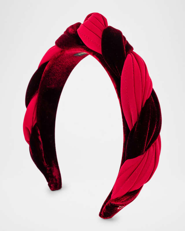 Twisted Knot Velvet Headband