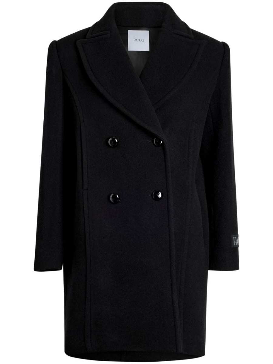 double-breasted coat