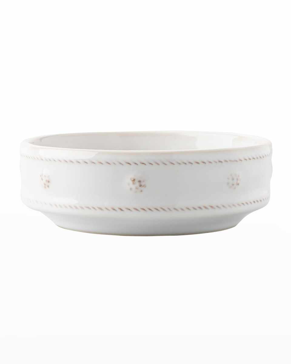 Berry & Thread 8.25" Pet Bowl - Whitewash
