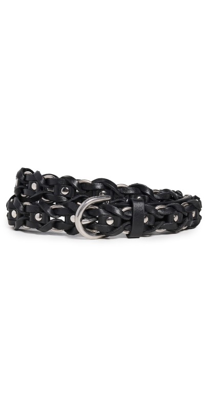 rag & bone Aria Chain Belt Black