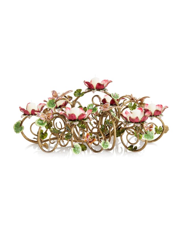 Floral & Butterfly Candelabra