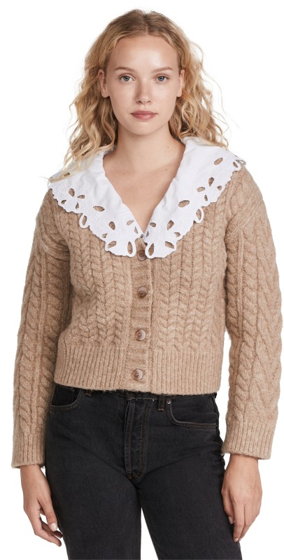 ASTR theabel Pemberley Cardigan Taupe